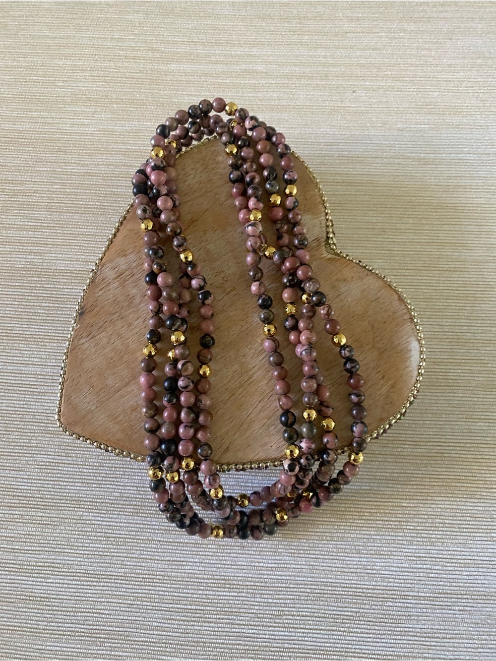 Gorjana Dakota Wrap Necklace, 18 Karat Gold Plated Brass Beads - Picture 2 of 8